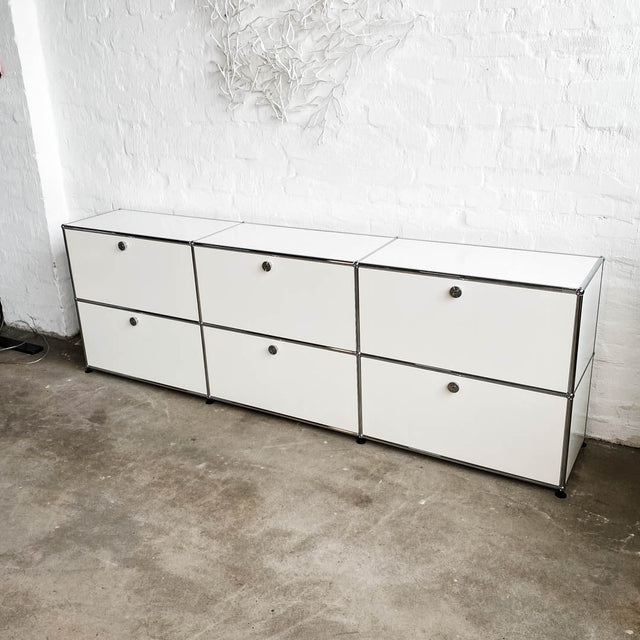 USM Haller - Sideboard - weiß - 3x2 - gebrauchte TOP Qualität