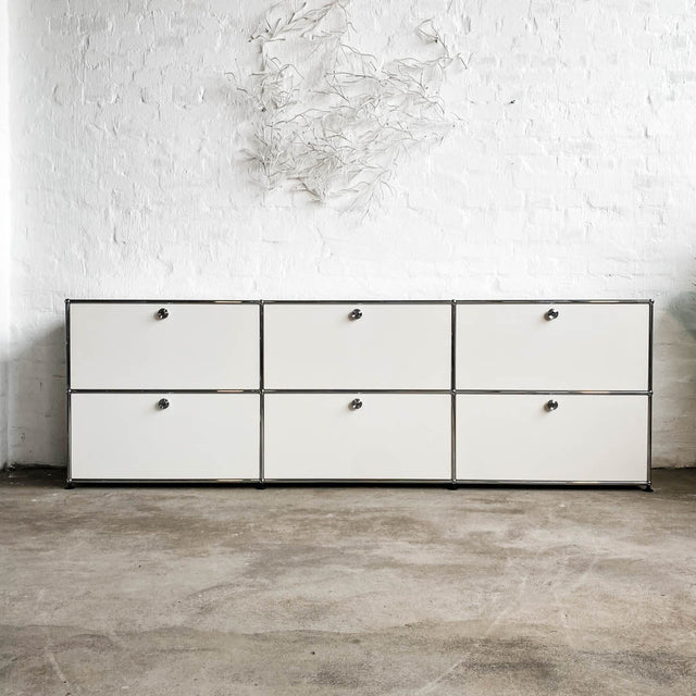 USM Haller - Sideboard - weiß - 3x2 - gebrauchte TOP Qualität