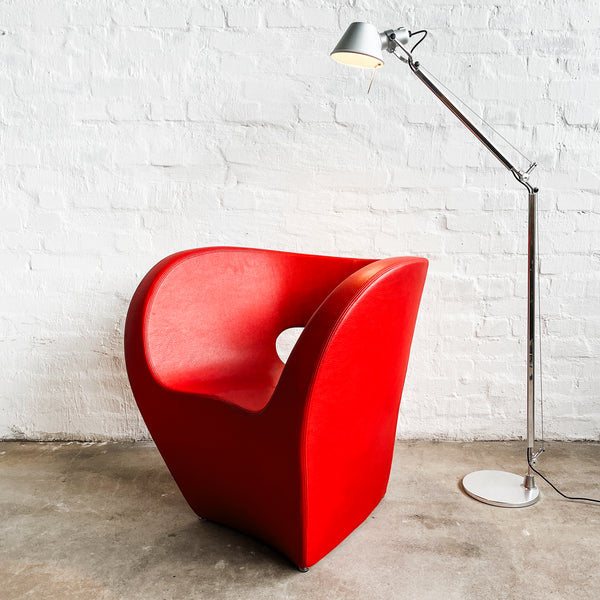 Moroso - Victoria and Albert Sessel - Leder rot