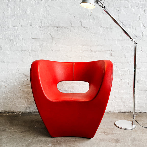 Moroso - Victoria and Albert Sessel - Leder rot