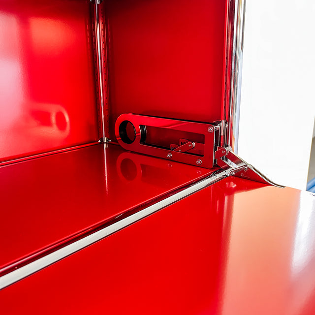 USM Haller - Highboard - rubinrot - TOP Zustand!