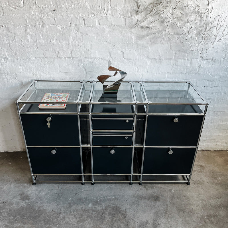 USM Haller - Sideboard - schwarz