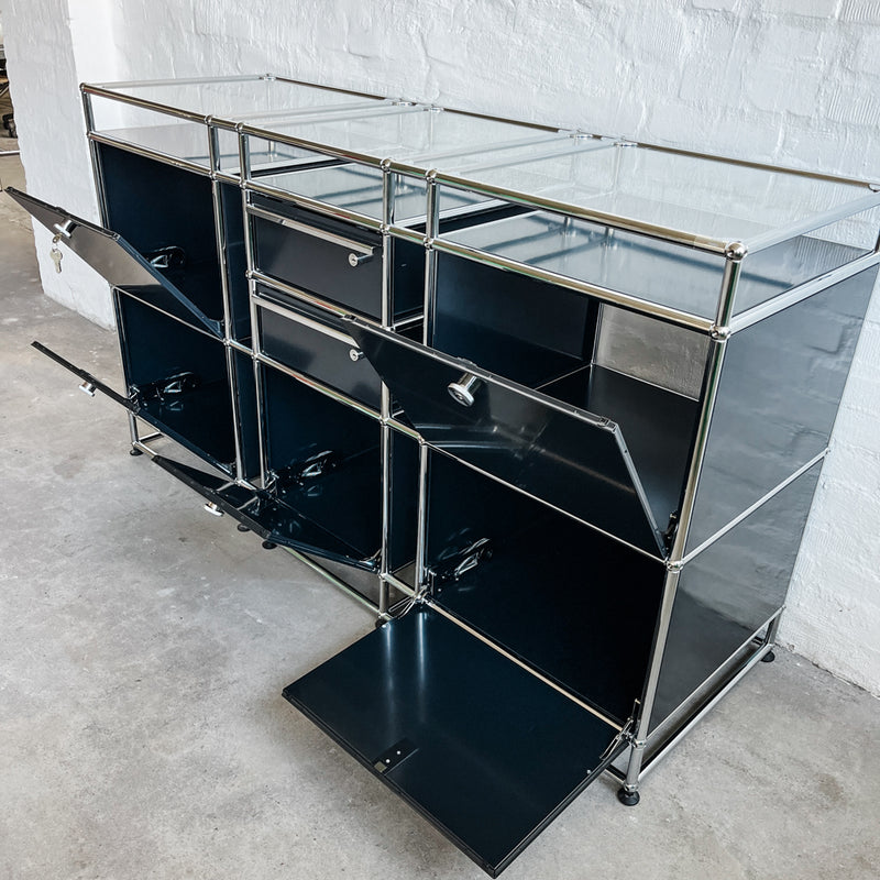 USM Haller - Sideboard - schwarz