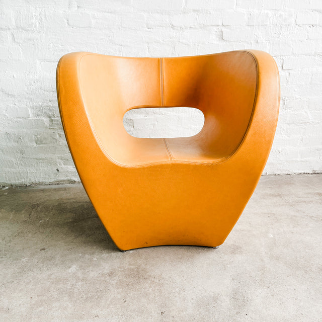 Moroso - Victoria and Albert Sessel - Leder gelb