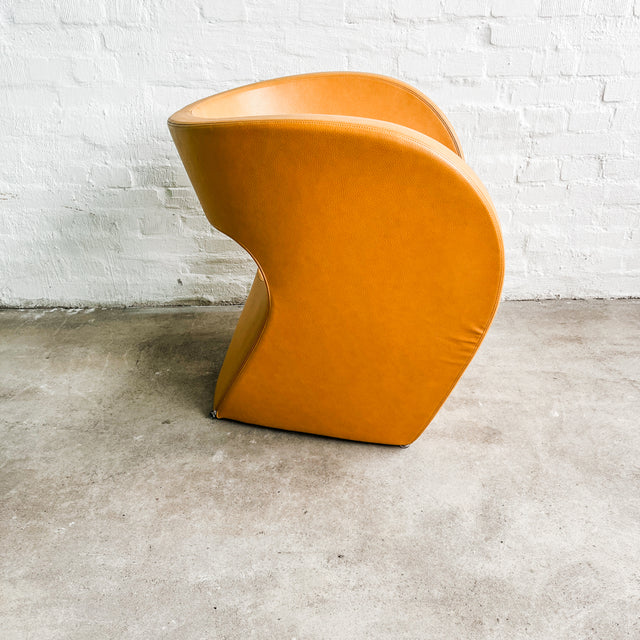 Moroso - Victoria and Albert Sessel - Leder gelb