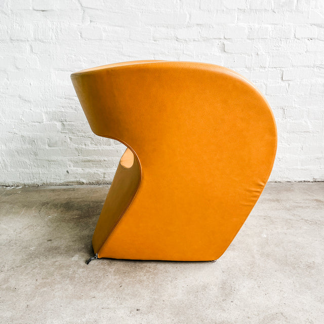 Moroso - Victoria and Albert Sessel - Leder gelb