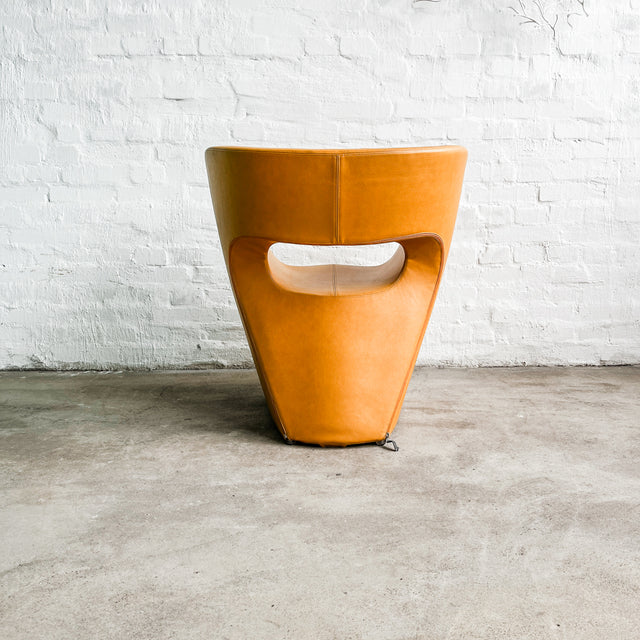 Moroso - Victoria and Albert Sessel - Leder gelb