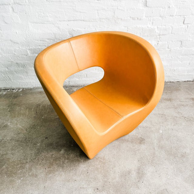 Moroso - Victoria and Albert Sessel - Leder gelb