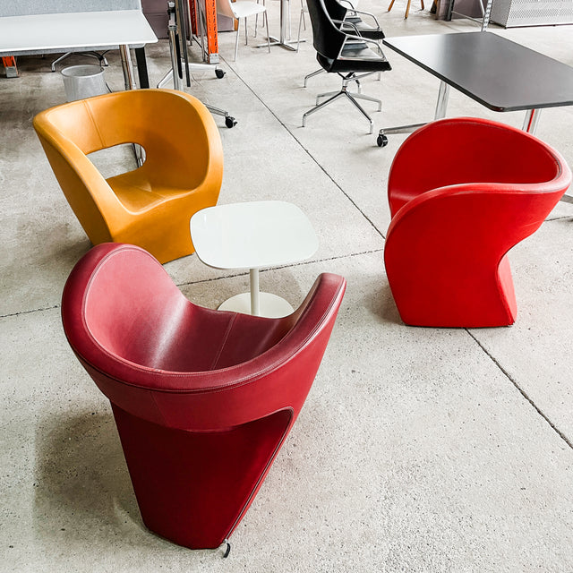 Moroso - Victoria and Albert Sessel - Leder gelb