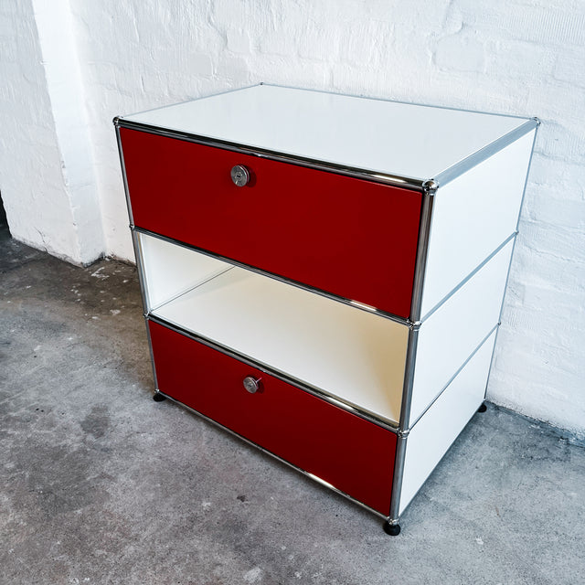 USM Haller - Sideboard - rot/weiß - gebrauchter TOP Zustand