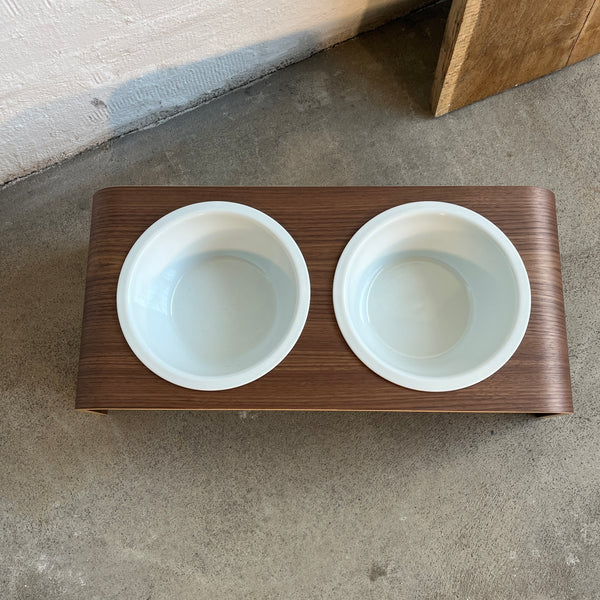 dogBar® - Classic Hundenapf medium - Nussbaum