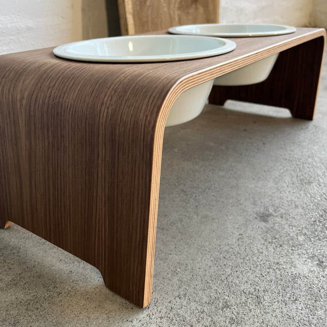 dogBar® - Classic Hundenapf medium - Nussbaum