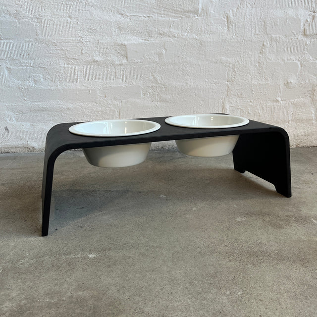 dogBar® - Classic Hundenapf medium - Eiche dunkel