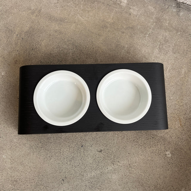 dogBar® - Classic Hundenapf small - Eiche dunkel