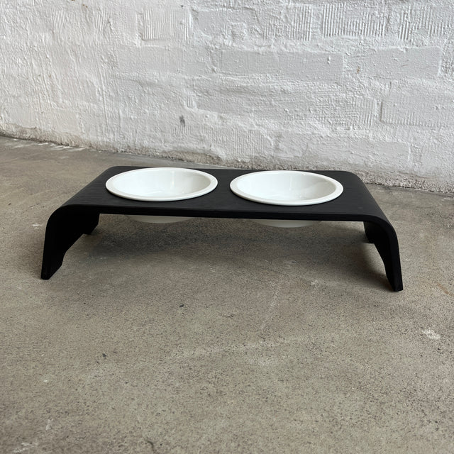 dogBar® - Classic Hundenapf small - Eiche dunkel