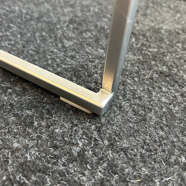 La Palma - Cuba Stuhl - Mattverchromt/Nussbaum gebeizt