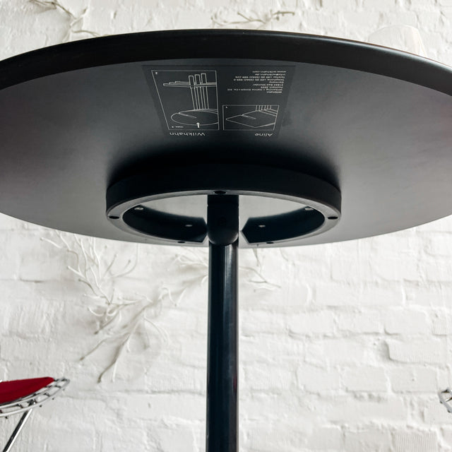 Wilkahn - Aline - Stehtisch - Schwarz - Verchromt