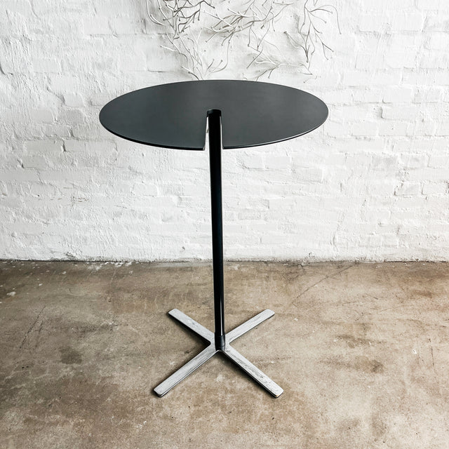 Wilkahn - Aline - Stehtisch - Schwarz - Verchromt