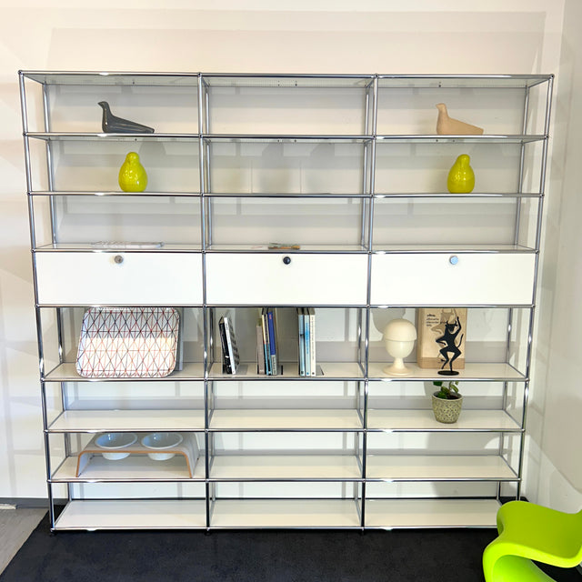 USM Haller - Regalwand/Bücherregal - Weiß