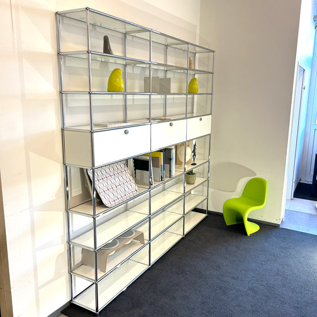 USM Haller - Regalwand/Bücherregal - Weiß