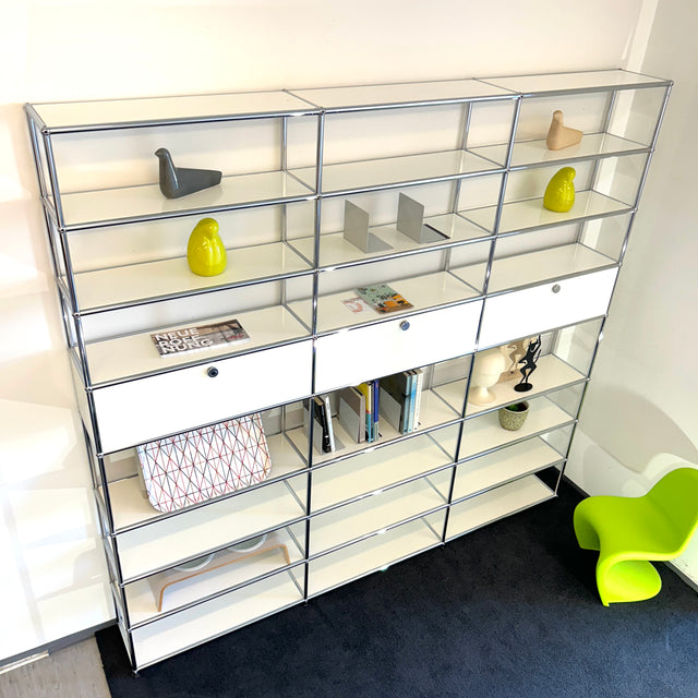 USM Haller - Regalwand/Bücherregal - Weiß