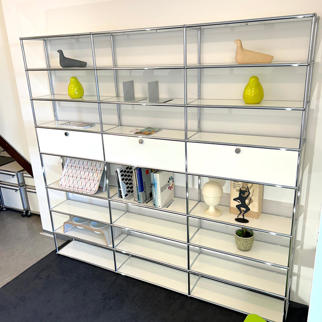 USM Haller - Regalwand/Bücherregal - Weiß