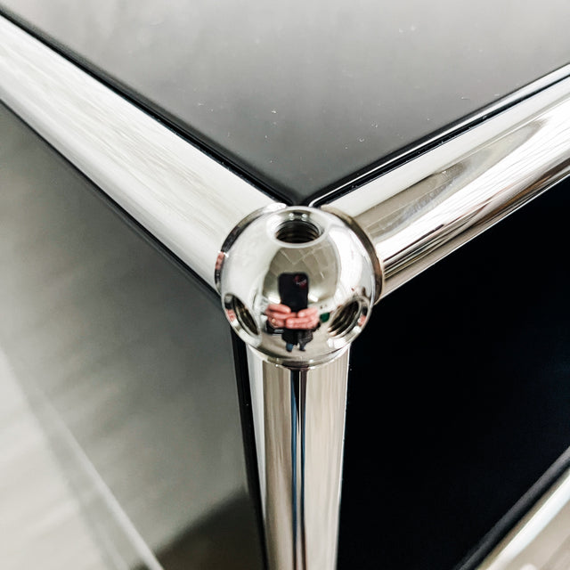 USM Haller - Schrank - Schwarz - 3 Klapptüren