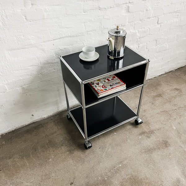 USM Haller - Rollwagen/Nachtschränkchen - schwarz - Top Zustand