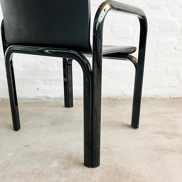 Knoll International - Orsay - Armlehnenstuhl - Gae Aulenti - Schwarz