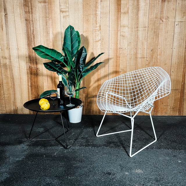 Knoll International - Diamond Chair Outdoor - Sessel - Weiß