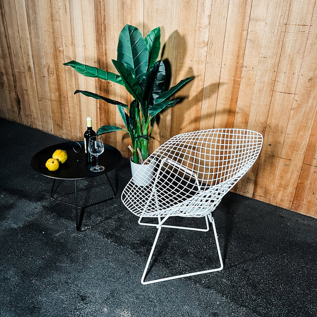 Knoll International - Diamond Chair Outdoor - Sessel - Weiß