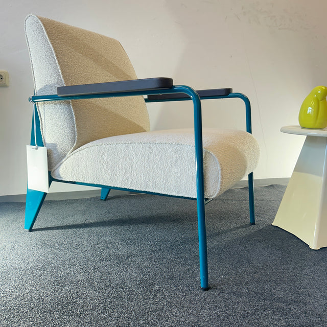 Vitra - Fauteuil de Salon - Sessel - Crème/türkis - TOP Zustand!