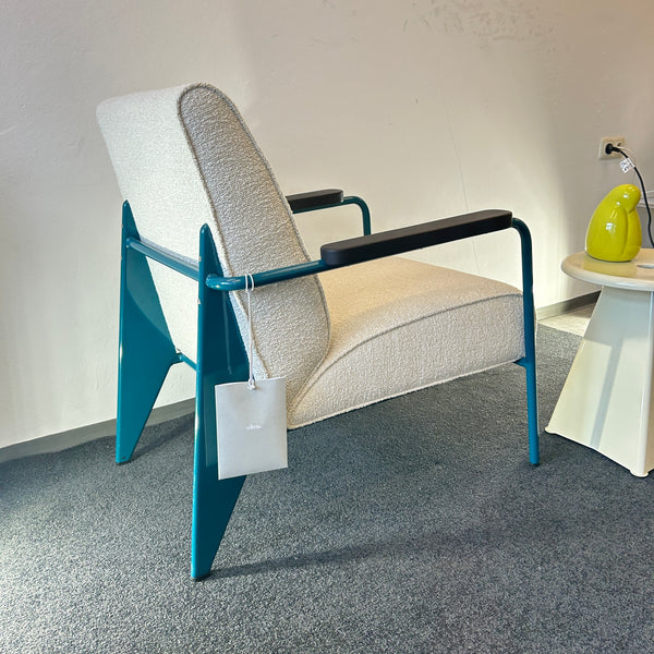 Vitra - Fauteuil de Salon - Sessel - Crème/türkis - TOP Zustand!