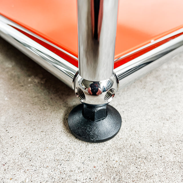 USM Haller - Beistelltisch - Orange - 3 Ebenen - TOP Zustand