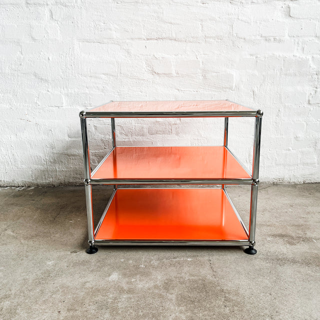 USM Haller - Beistelltisch - Orange - 3 Ebenen - TOP Zustand