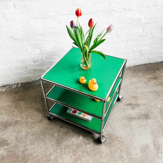 USM Haller - Beistelltisch - Grün - 3 Ebenen - TOP Zustand