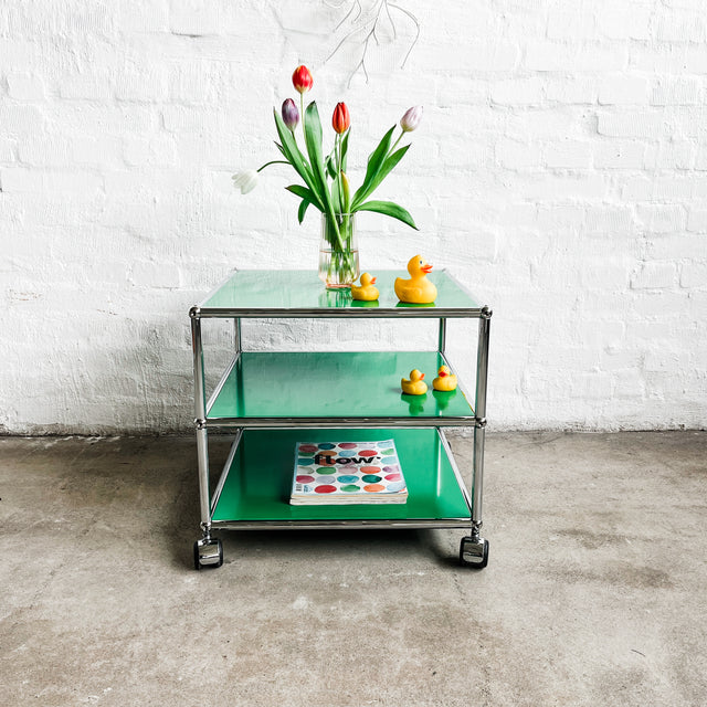 USM Haller - Beistelltisch - Grün - 3 Ebenen - TOP Zustand