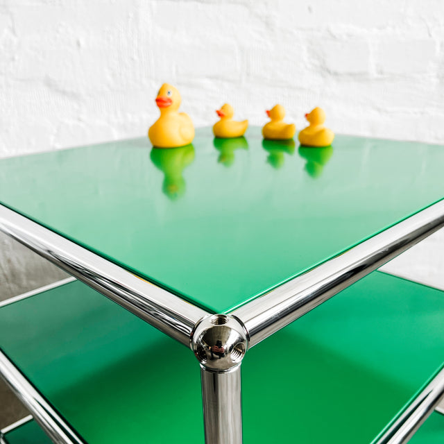 USM Haller - Beistelltisch - Grün - 3 Ebenen - TOP Zustand