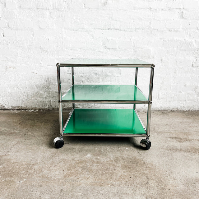 USM Haller - Beistelltisch - Grün - 3 Ebenen - TOP Zustand