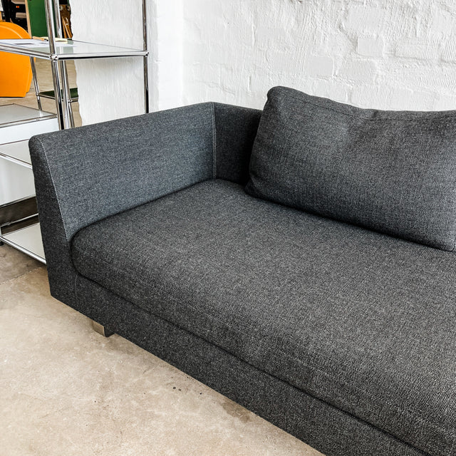 Wittmann - Ecksofa - 3 Sitzer - Stoff Dunkelgrau - TOP Zustand