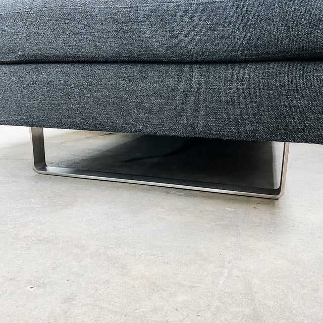 Wittmann - Ecksofa - 3 Sitzer - Stoff Dunkelgrau - TOP Zustand