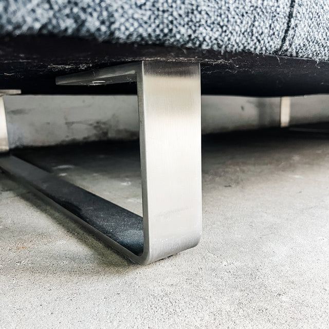 Wittmann - Ecksofa - 3 Sitzer - Stoff Dunkelgrau - TOP Zustand