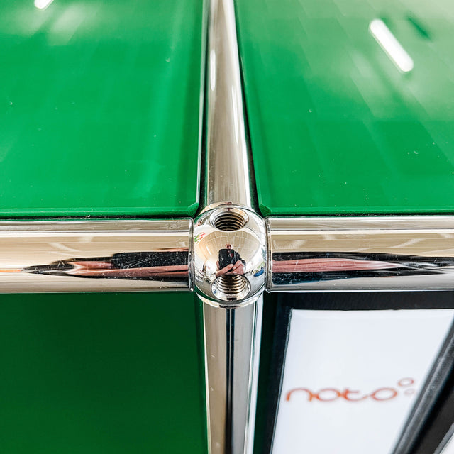 USM Haller - Theke - Grün - TOP gebrauchter Zustand - Unterlackiertes Glas