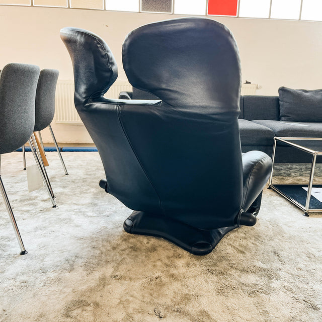 Cassina - Wink - Sessel - Leder - Schwarz