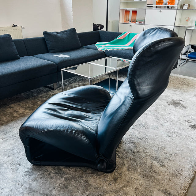 Cassina - Wink - Sessel - Leder - Schwarz