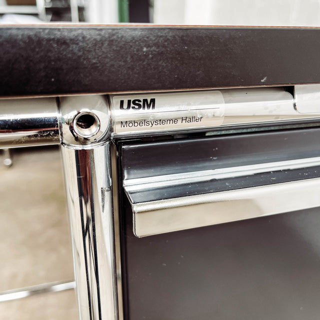 USM Haller - Sekretär - Schreibtisch - Perlgrau - guter gebrauchter Zustand