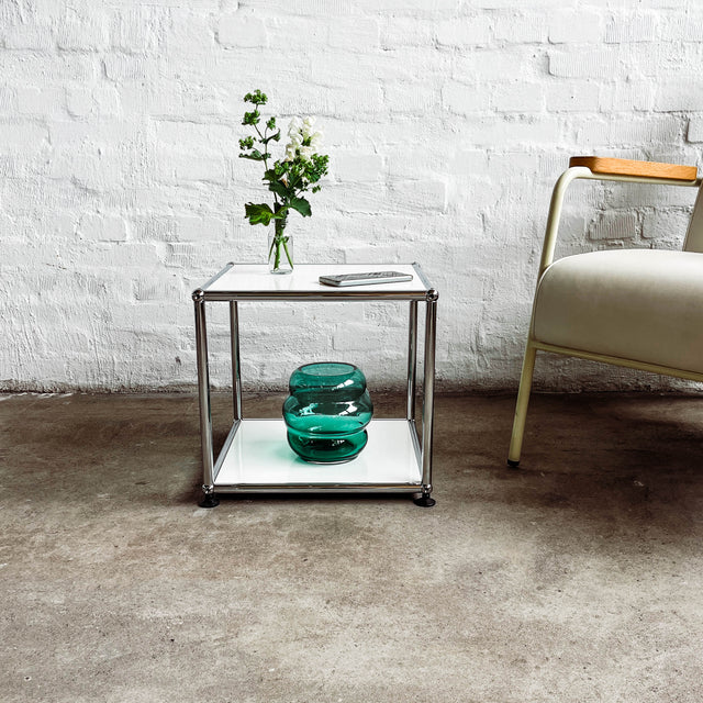 USM Haller - Beistelltisch - Weiß - 41,5 x 41,5 cm - Besondere Maße