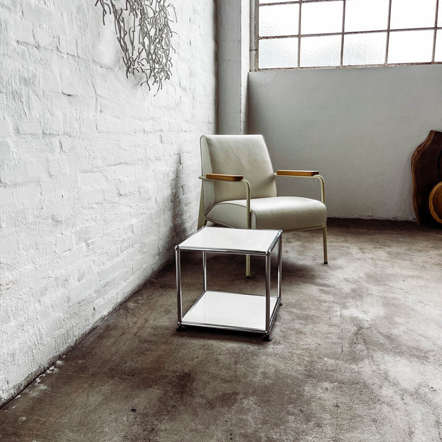 USM Haller - Beistelltisch - Weiß - 41,5 x 41,5 cm - Besondere Maße