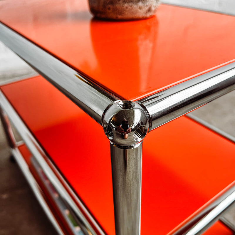 USM Haller - Beistelltisch - Orange - gebrauchter TOP Zustand