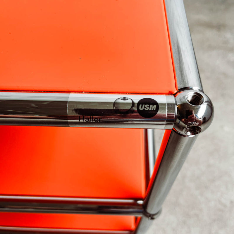 USM Haller - Beistelltisch - Orange - gebrauchter TOP Zustand